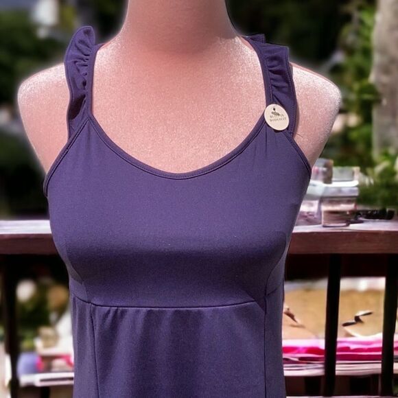 SINCERELY JULES NEW OUTDOOR ACTIVE  GOLF TENNIS DRESS BUILT IN BODY SUIT SMALL - Picture 4 of 11